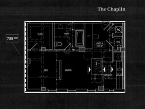 1 Bed • 1 Bath ARG-706 floor plan